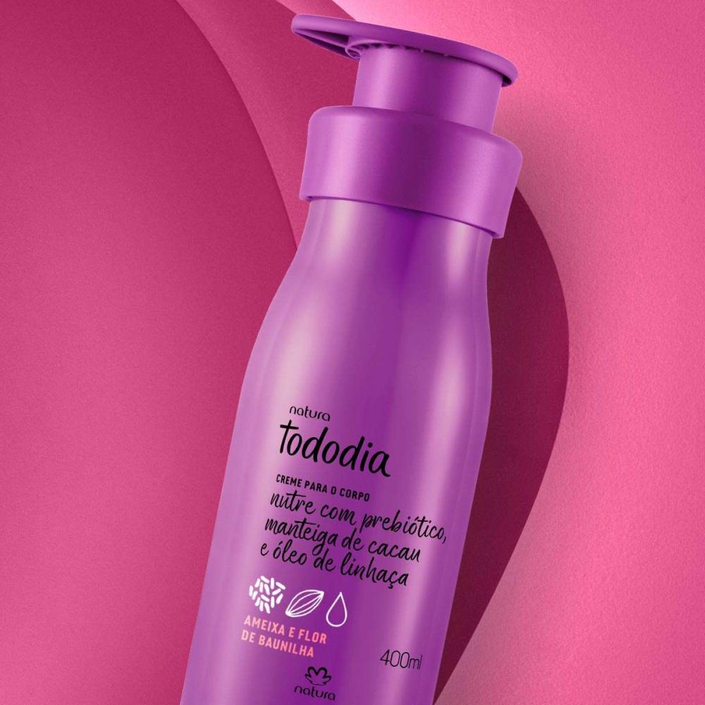 Modelo Consultora Natura Kit Tododia Ameixa E Flor De Baunilha Creme