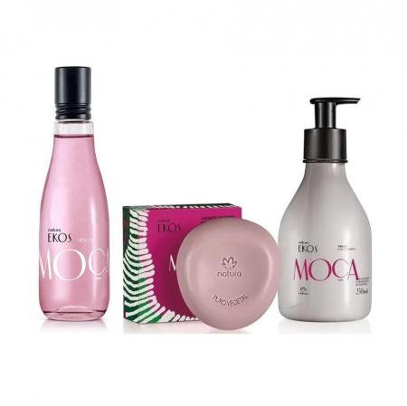 MODELO CONSULTORA NATURA Kit Ekos Moça Feminino colônia